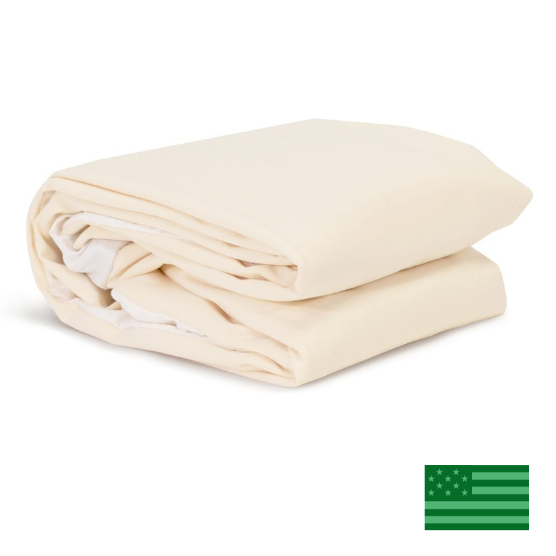 Naturepedic Organic Twin Mattress Fitted Protector Pad - Waterproof